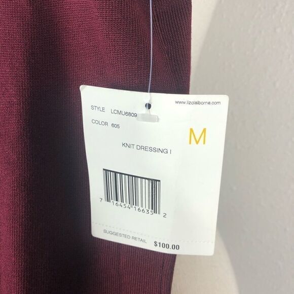 NWT Liz Claiborne Collections Silk Blend Dress - Picture 7 of 8